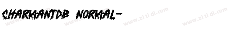 CharmantDB Normal字体转换